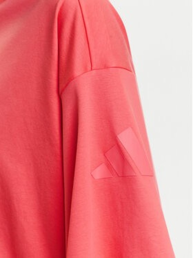 adidas T-Shirt ALL SZN Soft Lux KD9769 Koralowy Loose Fit