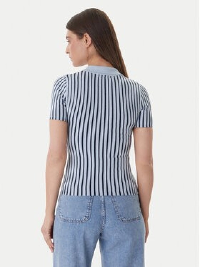 Guess Sweter W6GR09 Z0590 Błękitny Regular Fit