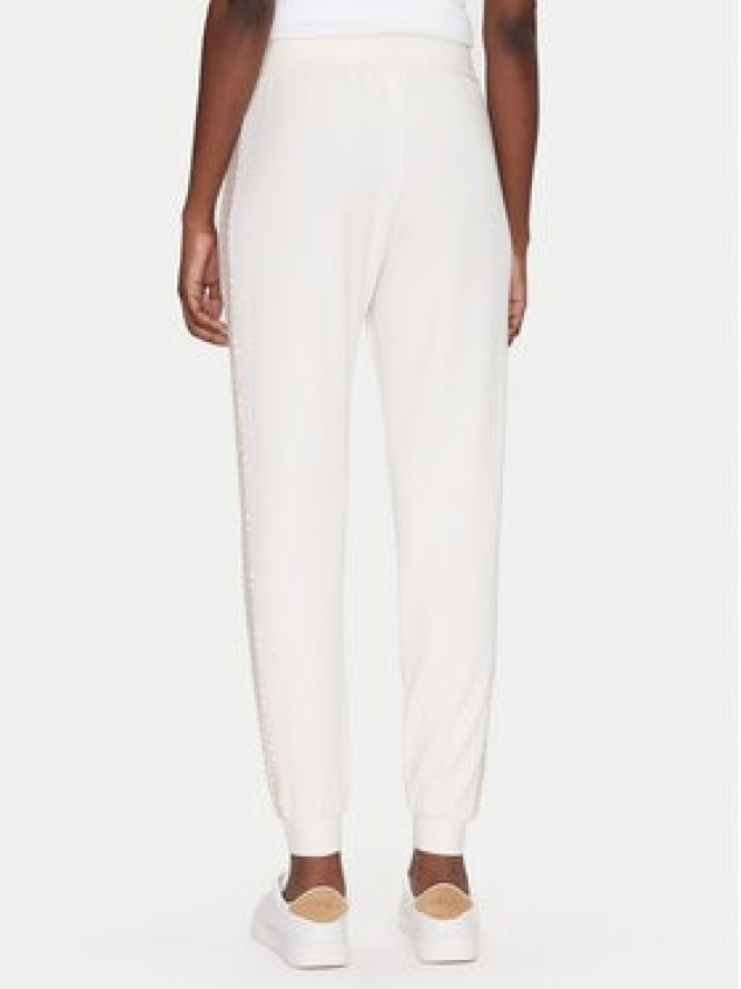 BOSS Spodnie dresowe Monogram 50535841 Écru Regular Fit