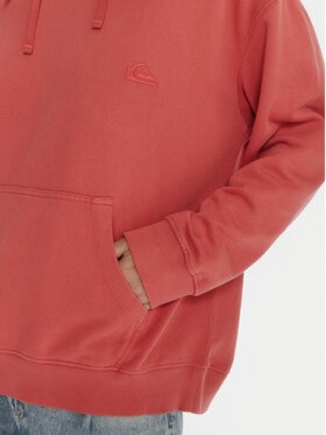 Quiksilver Bluza Esential Hoodie EQWFT03191 Koralowy Regular Fit