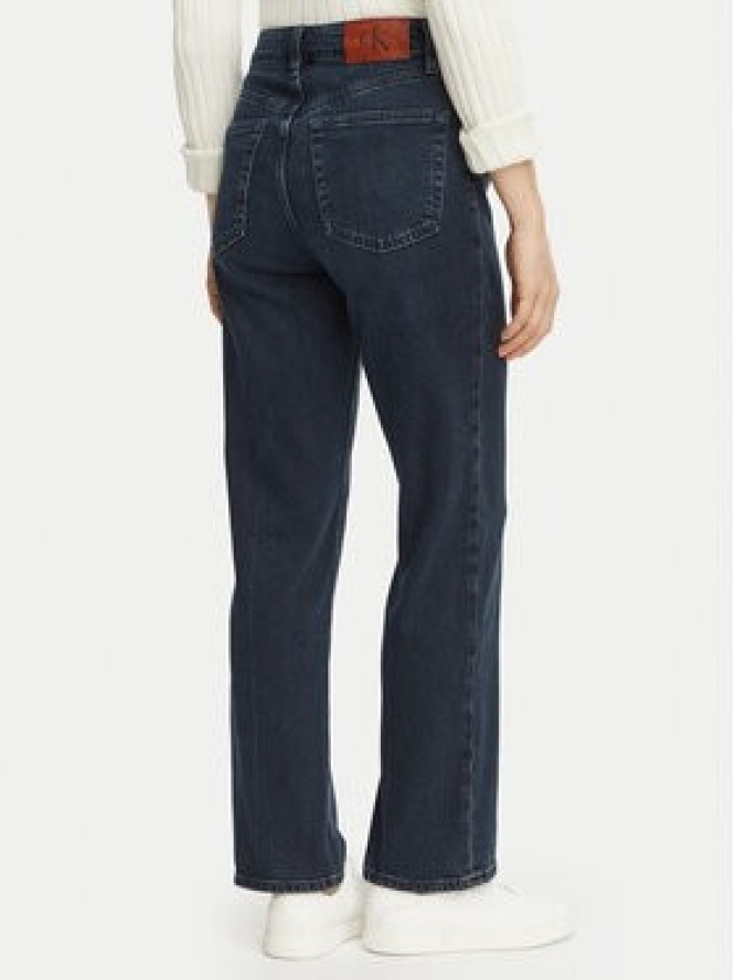 Calvin Klein Jeans Jeansy LV047H739G Granatowy Straight Fit