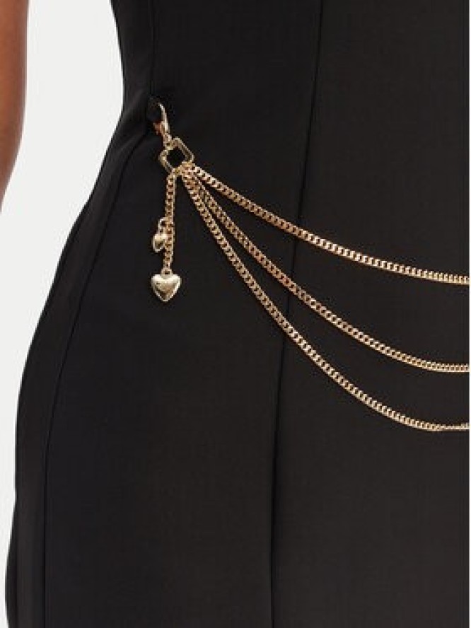 Fracomina Sukienka koktajlowa FR26SD2017W42901 Czarny Slim Fit