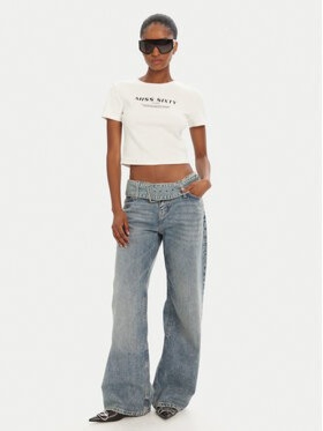 Miss Sixty T-Shirt 6L1SJ4300000 Biały Slim Fit