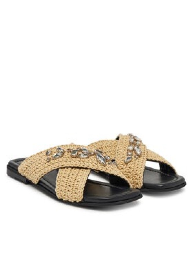 Inuikii Klapki Woven Strap Stones 70104-367 705 Beżowy