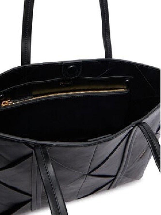 Calvin Klein Torebka Woven Medium Carryall LV04F3548G Czarny