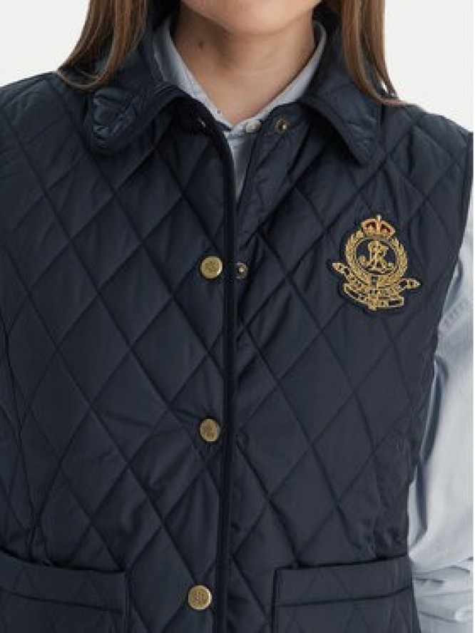 LAUREN RALPH LAUREN Kamizelka 297P10887001 Granatowy Regular Fit