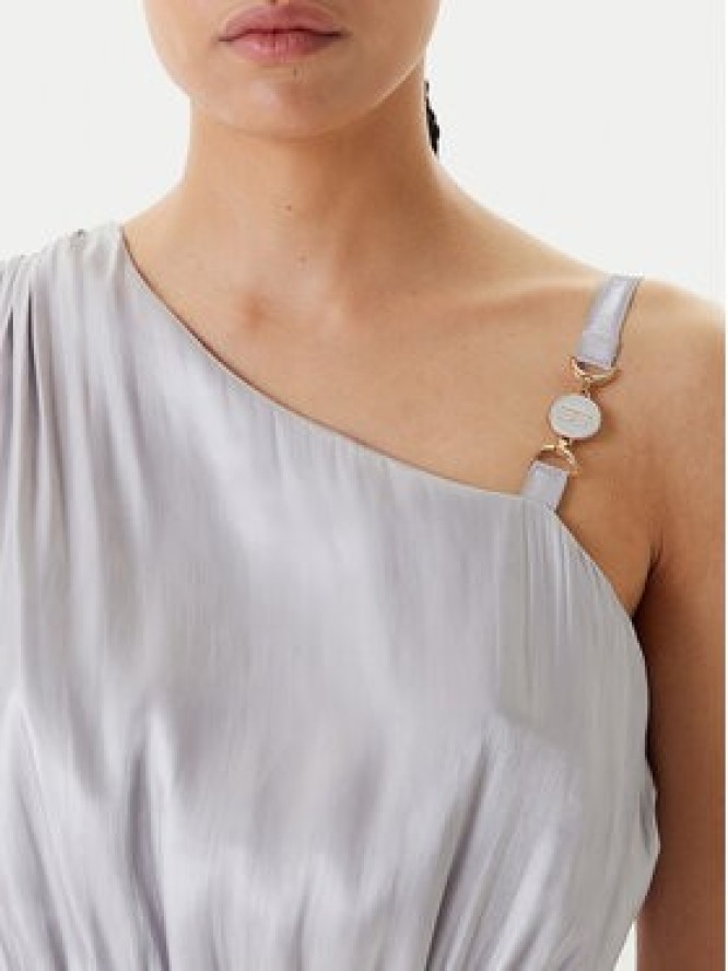 Fracomina Sukienka koktajlowa FQ25SD2009W797T4 Srebrny Regular Fit