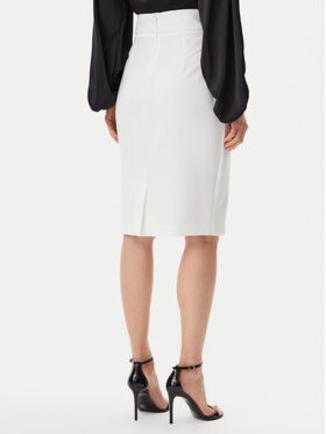 Artigli Spódnica ołówkowa ACGO000902 Écru Slim Fit