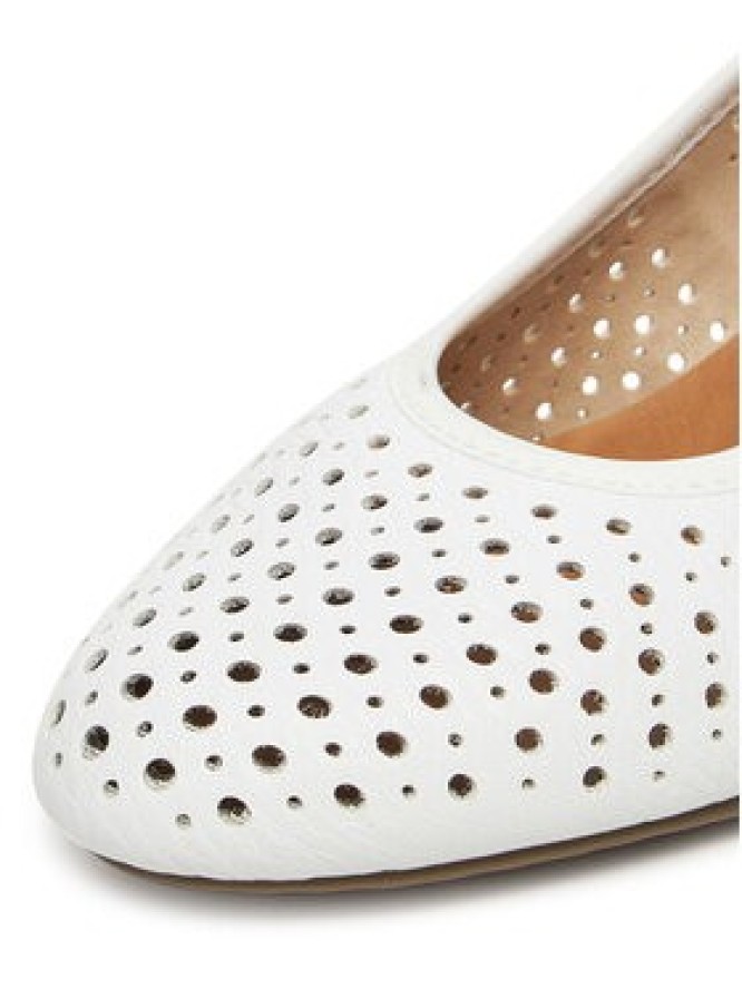 Rieker Czółenka CEO-41057-80 Biały