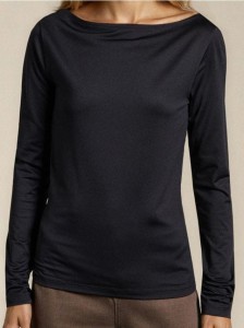Bluzka z długim rękawem - czarny