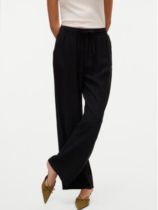 Vero Moda Spodnie materiałowe Linn 10305091 Czarny Loose Fit