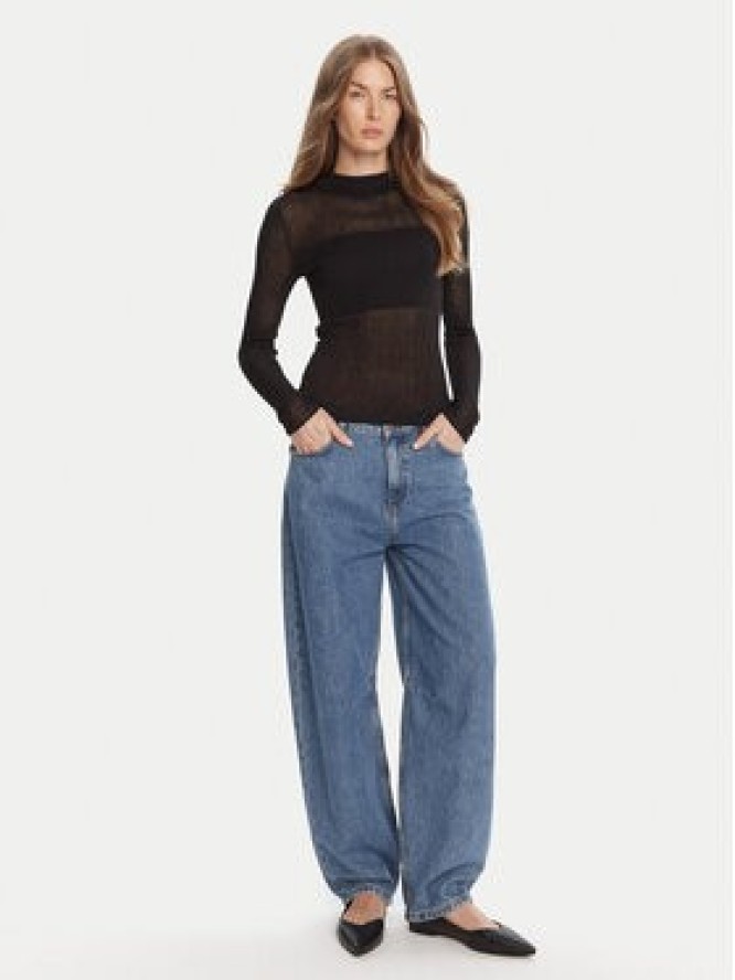 HUGO Sweter Slumy_B 50543045 Czarny Slim Fit