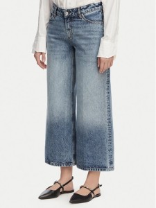 HUGO Jeansy Geredith 1 50556985 Niebieski Wide Leg