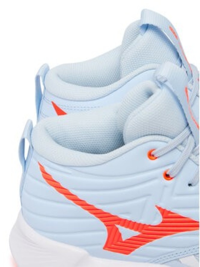 Mizuno Buty halowe Wave Momentum Pro Mid V1GC2545 Niebieski jasny
