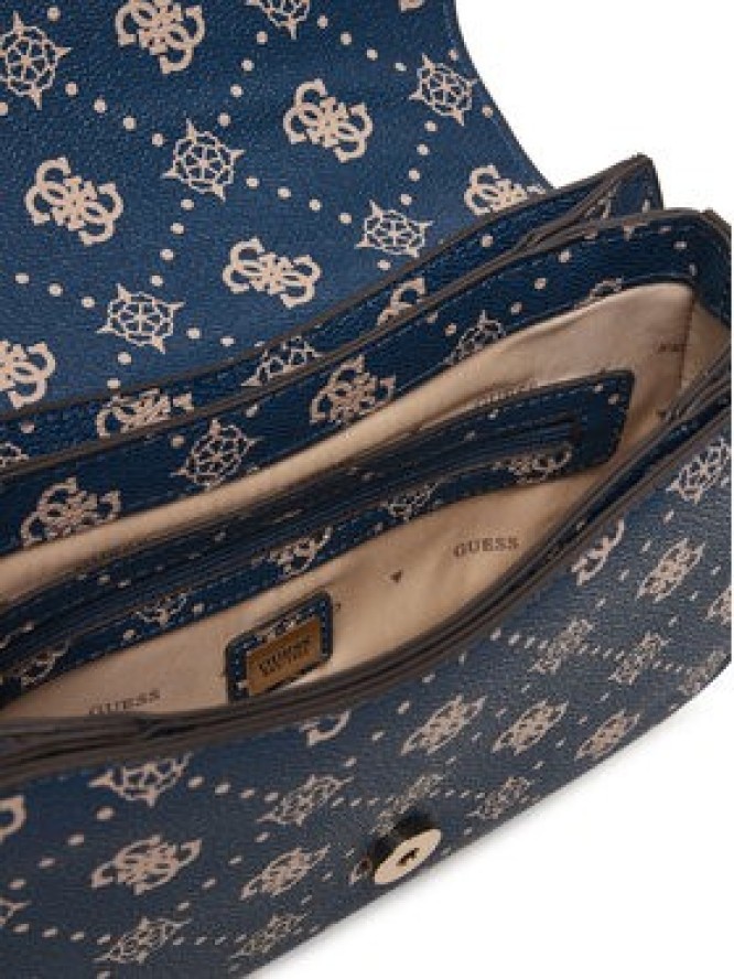 Guess Torebka Emelie Logo HWGP99 28200 Granatowy