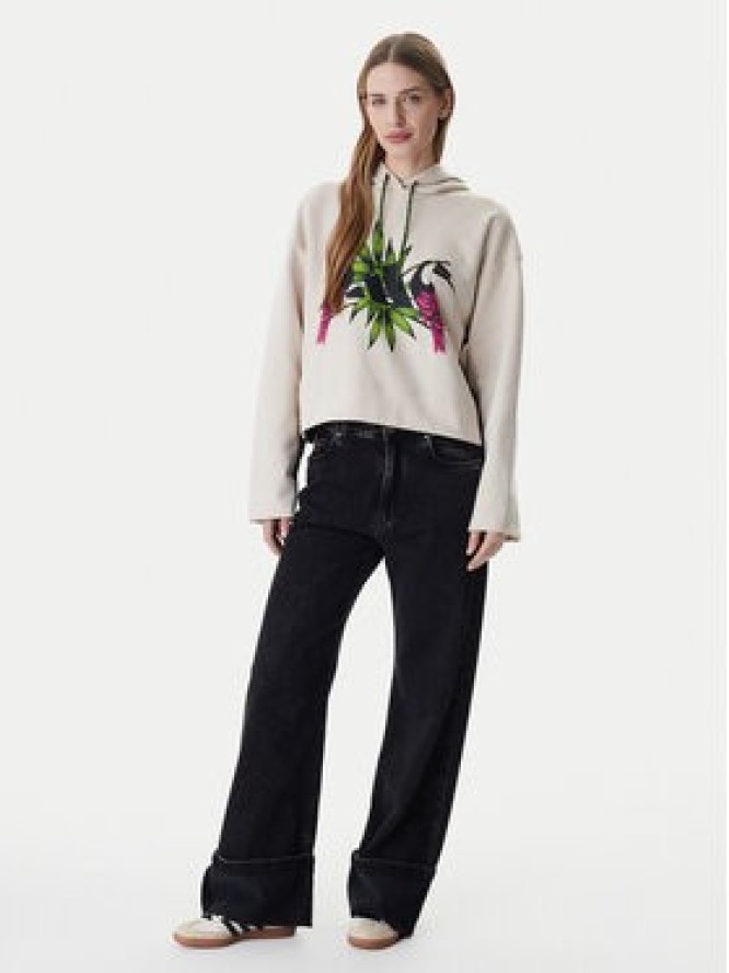 adidas Bluza Farm Rio KS8031 Écru Loose Fit