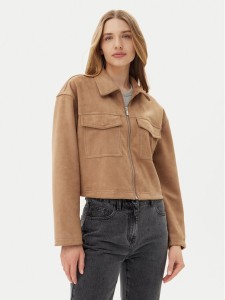 ONLY Kurtka z imitacji skóry Stina 15351260 Brązowy Regular Fit