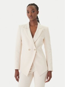 Rinascimento Marynarka CFC0128646003 Beżowy Slim Fit