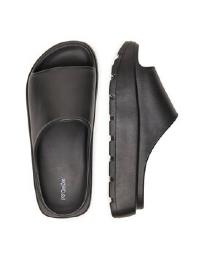DeeZee Klapki MU-D8-EV0333 Czarny