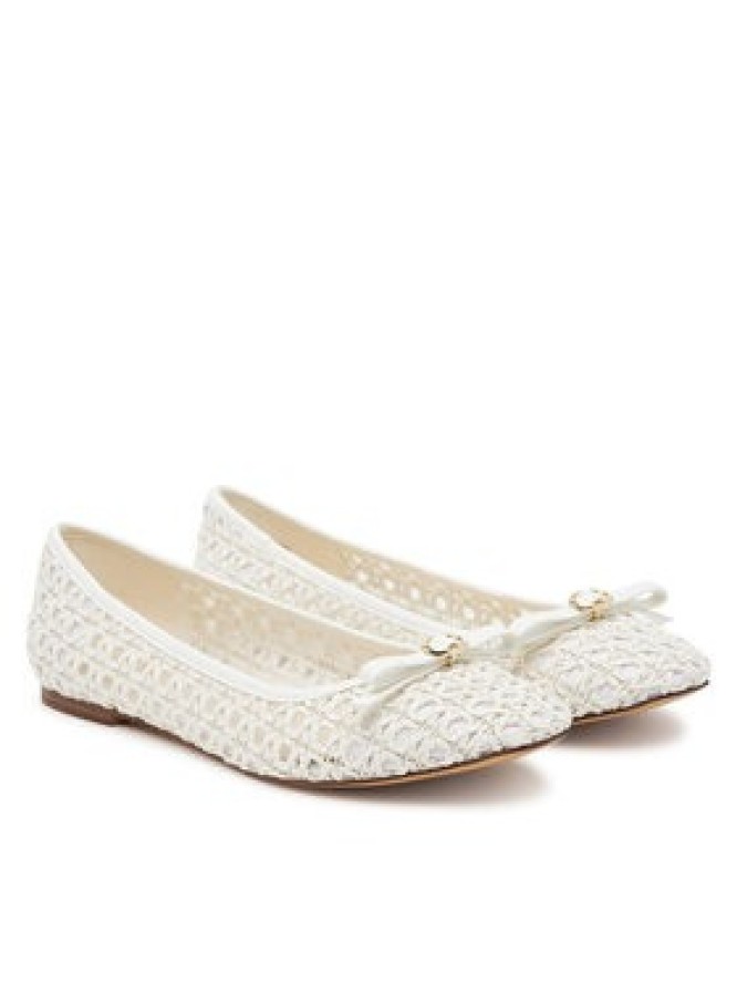 TWINSET Baleriny 251TGT030 Biały