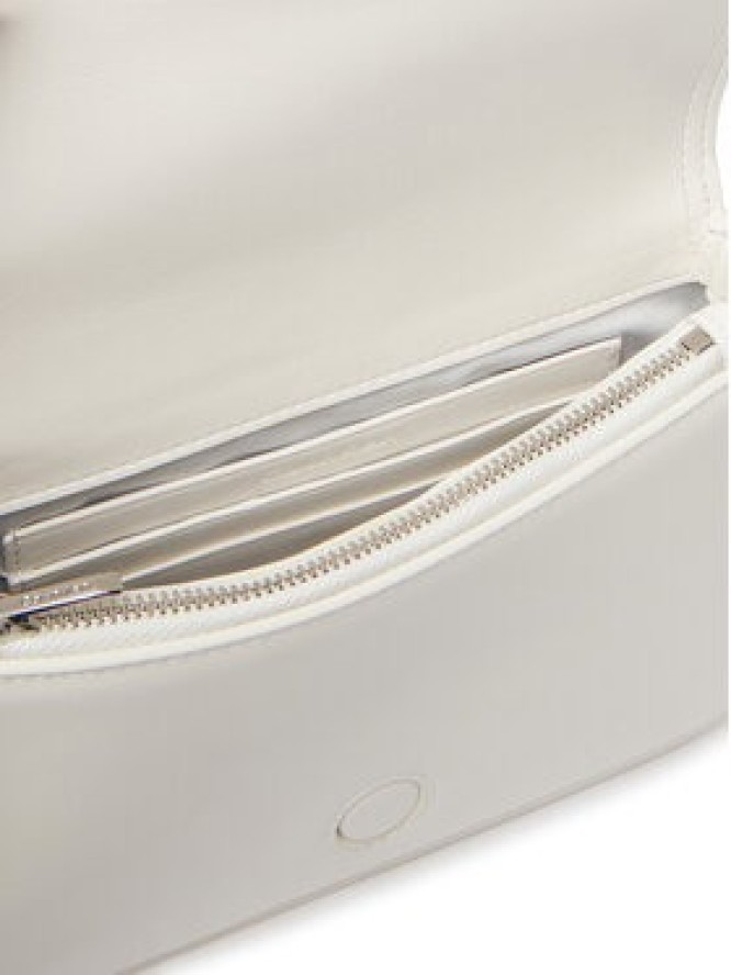 Calvin Klein Torebka Ck Curved Wallet On Chain LV04F1153G Biały