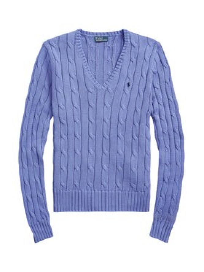 Polo Ralph Lauren Sweter 211971870005 Błękitny Slim Fit