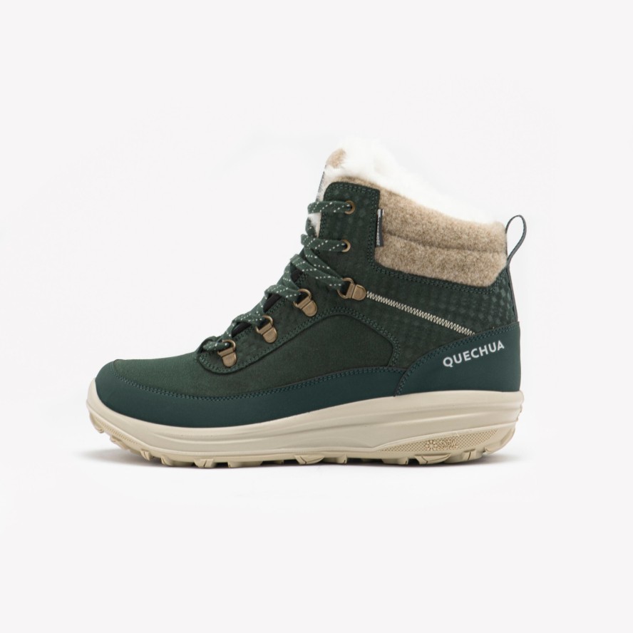 Buty turystyczne damskie Quechua NH900 skóra wodoodporne