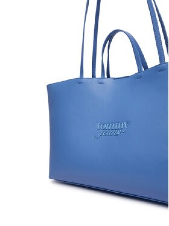 Tommy Jeans Torebka Tjw Must Tote AW0AW19051 Niebieski jasny