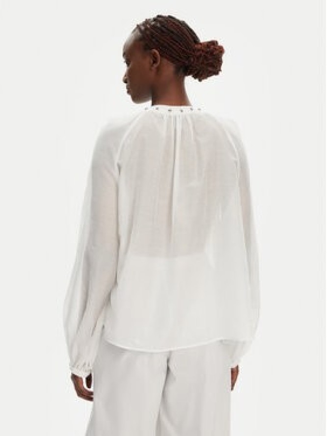 PINKO Bluzka Darren 105281 A2M7 Biały Regular Fit