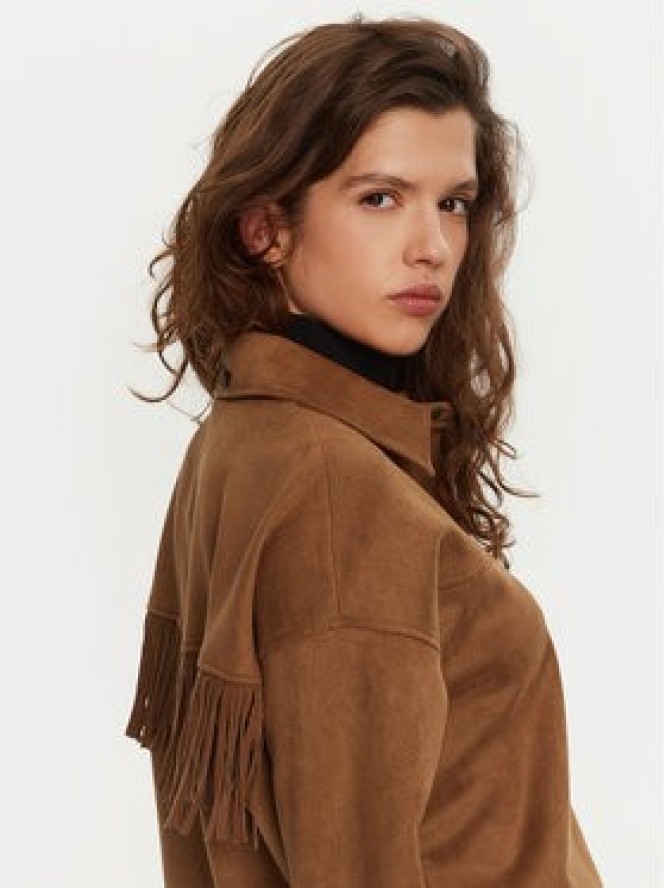 JDY Kurtka z imitacji skóry Sif 15347602 Brązowy Regular Fit