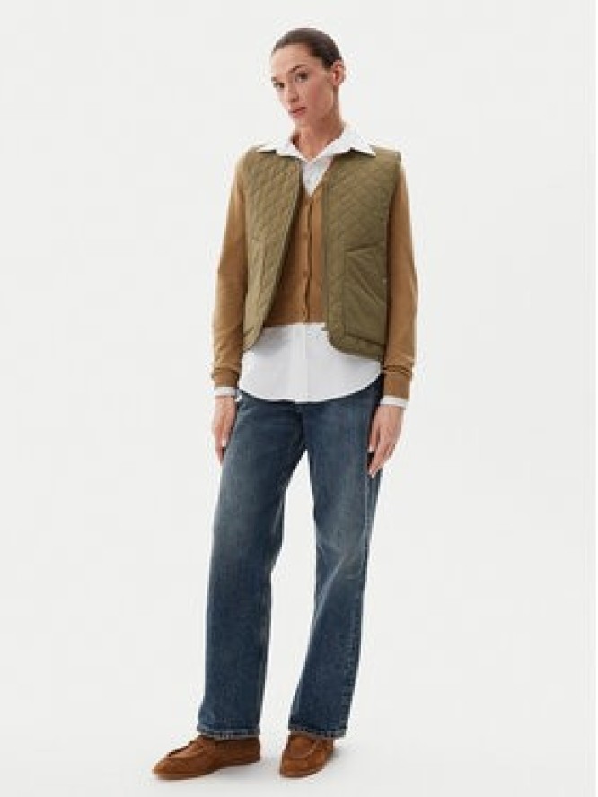 Barbour Bezrękawnik LGI0194GN32 Zielony Regular Fit