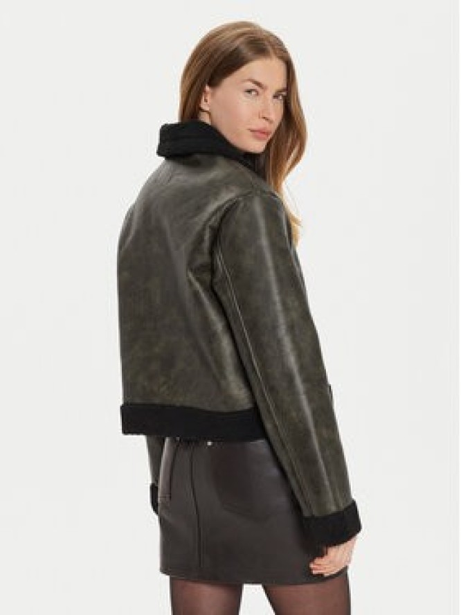 Pieces Kurtka z imitacji skóry Pippi 17154704 Brązowy Regular Fit