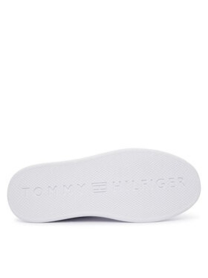 Tommy Hilfiger Sneakersy Icon Court Light Webbing FW0FW09602 Biały