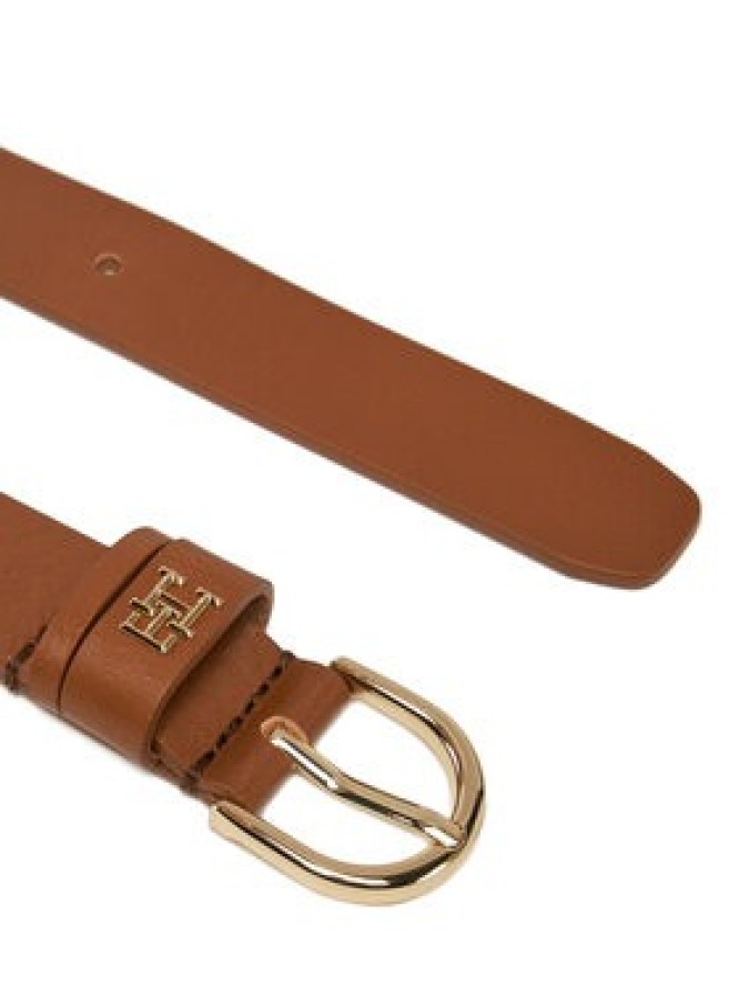 Tommy Hilfiger Pasek Damski Essential Effortless 2.5 AW0AW16836 Brązowy