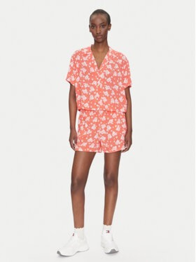 Tommy Jeans Koszula DW0DW20285 Pomarańczowy Relaxed Fit