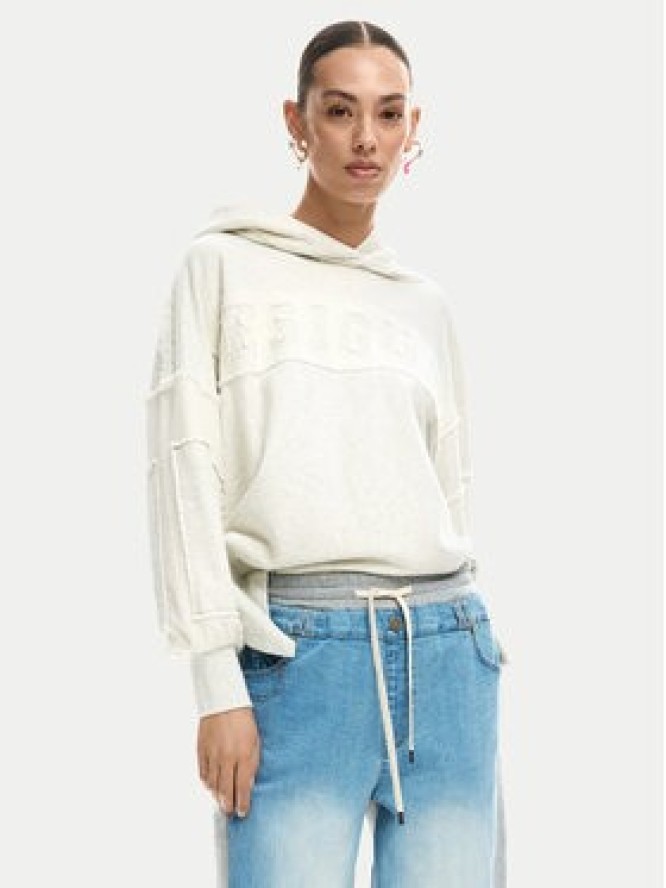 Desigual Spodnie dresowe Sportti 26SWDD42 Szary Relaxed Fit