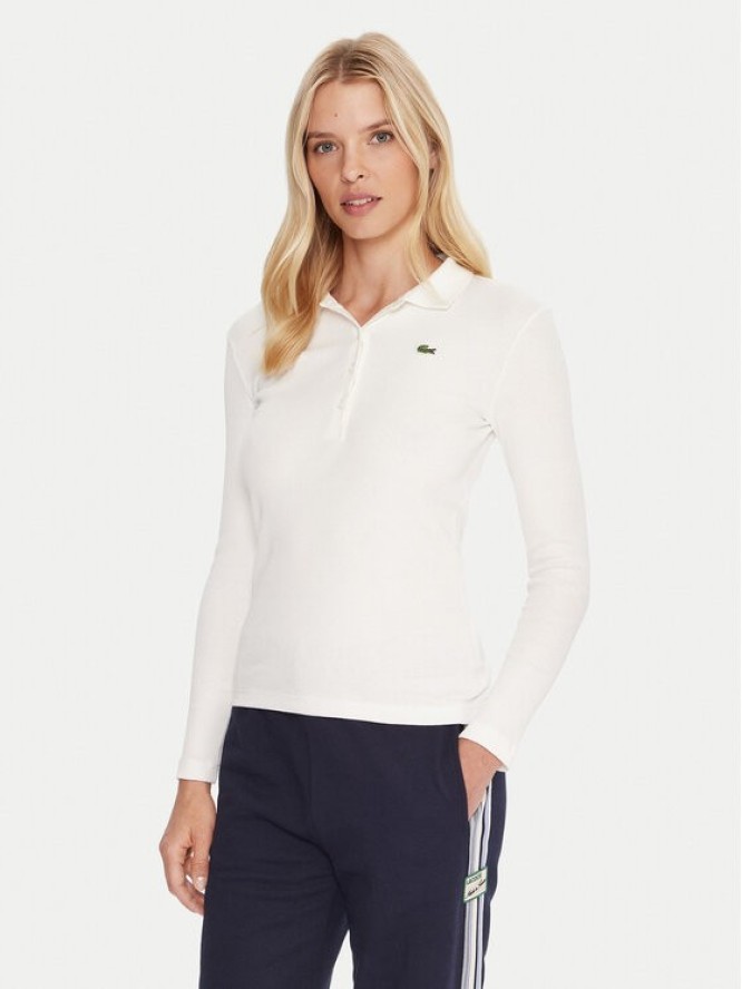 Lacoste Polo DF5281 Beżowy Slim Fit