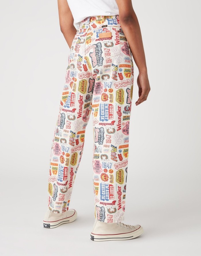 SPODNIE DAMSKIE WRANGLER WIDE BARREL COWGIRL HEAVEN W23DE429A 112127906