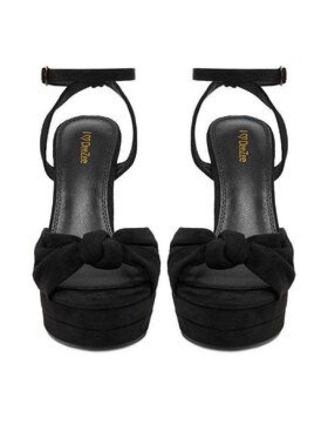 DeeZee Sandały MAYA BLACK SU Czarny