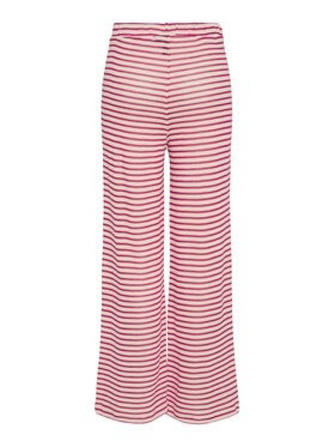 Pieces Spodnie materiałowe Manilla 17155071 Czerwony Wide Leg