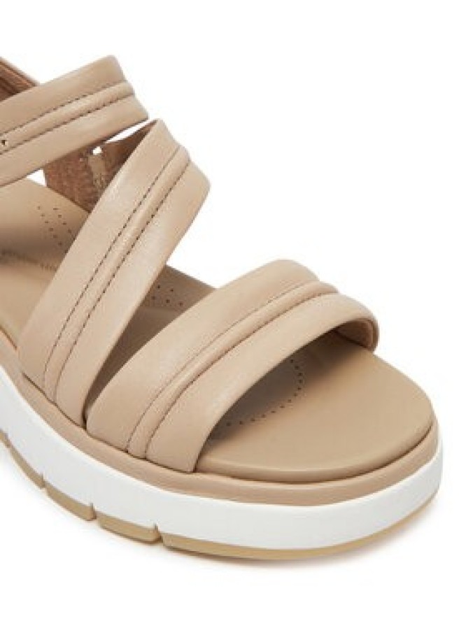 Clarks Sandały Tuscan Strap 26181475 Beżowy