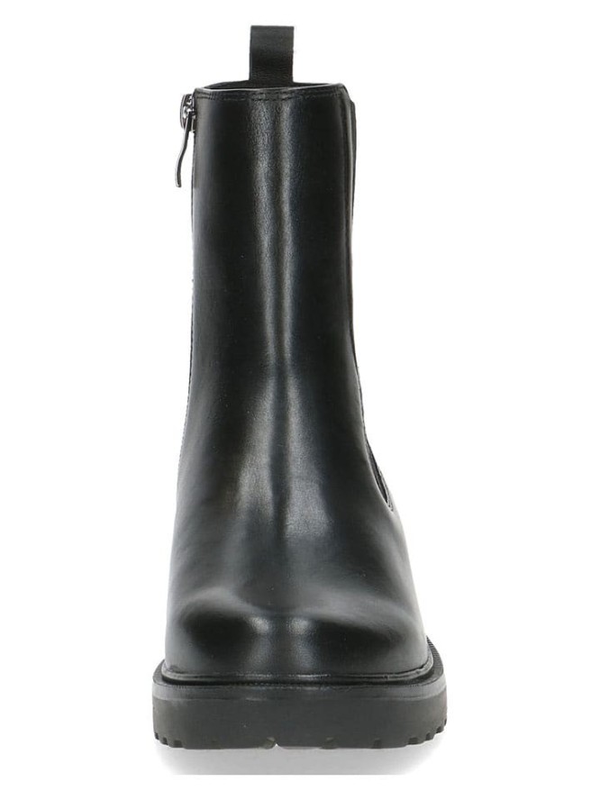 Caprice Skórzane botki w kolorze czarnym rozmiar: 37