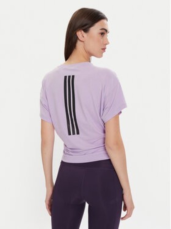 adidas T-Shirt Power JX1191 Fioletowy Regular Fit