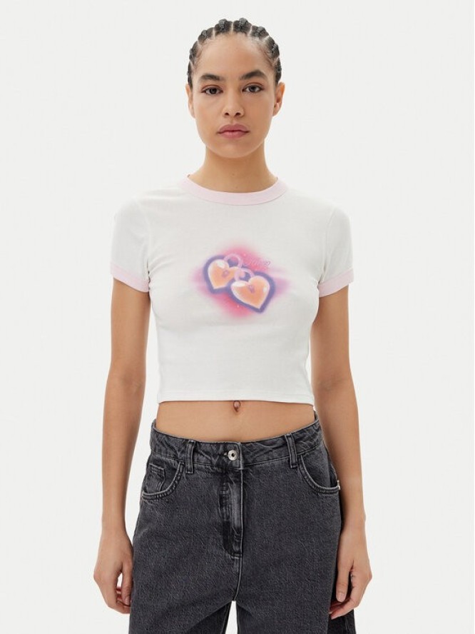 HUGO T-Shirt Dalia 50537476 Biały Slim Fit