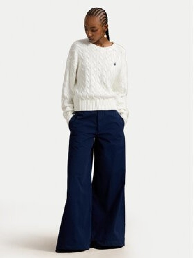 Polo Ralph Lauren Sweter 211A96245003 Biały Relaxed Fit