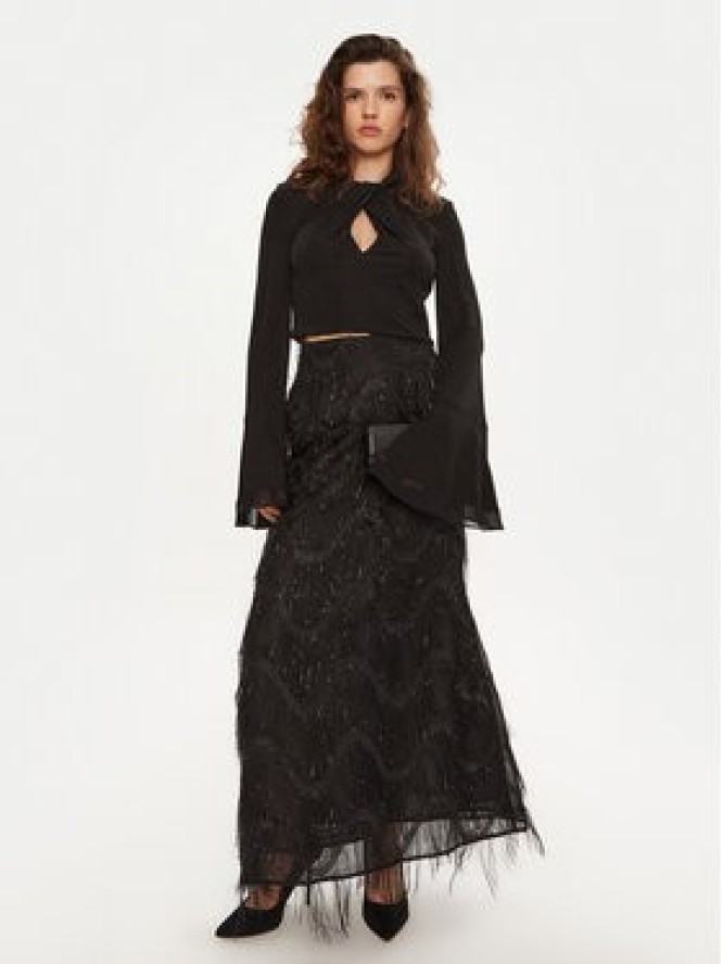 Bruuns Bazaar Spódnica maxi Ajwa BBW4196 Czarny Regular Fit