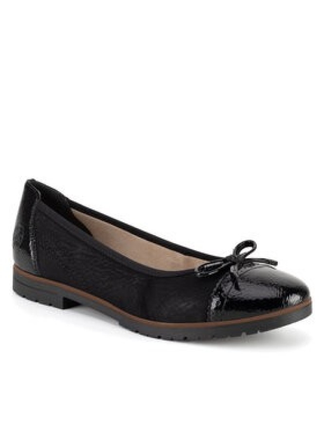 Rieker Baleriny 45358-00 Czarny