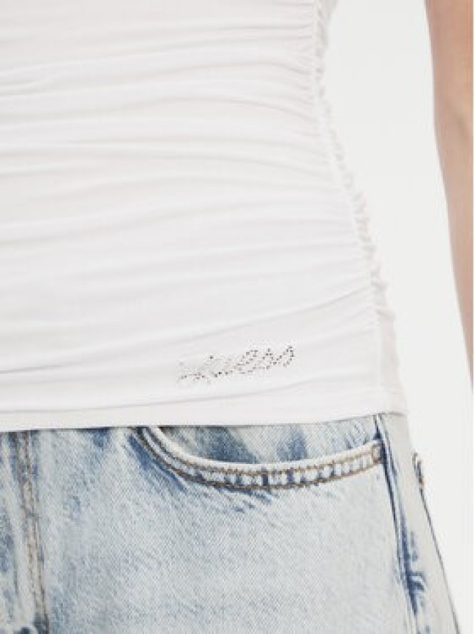 Guess Top W5YP28 KACM2 Biały Regular Fit