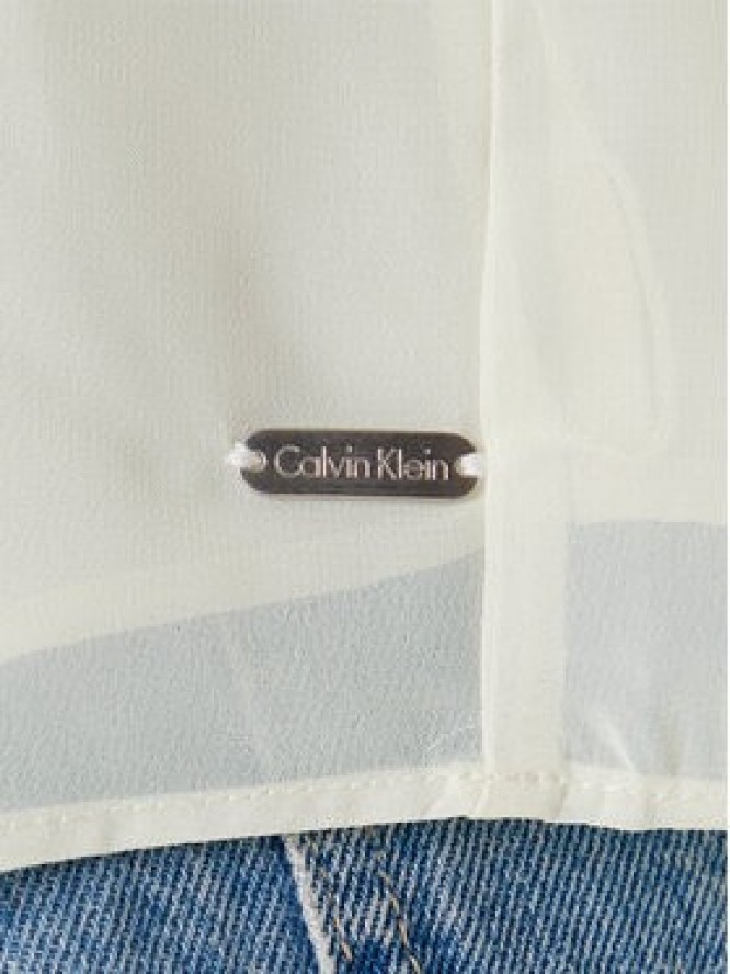 Calvin Klein Koszula LV044B902G Écru Regular Fit