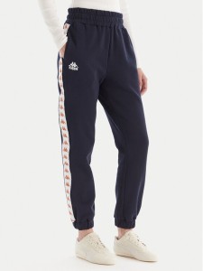 Kappa Spodnie dresowe 311M8HW R10 Granatowy Regular Fit